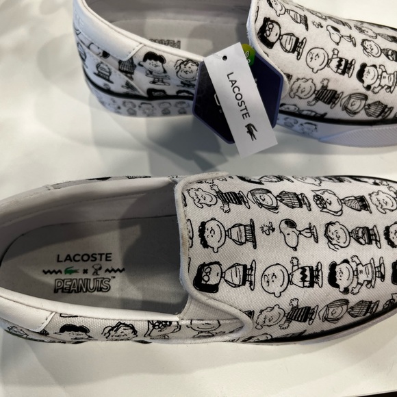 Genuine Lacoste X Peanuts sneakers NWT - Picture 2 of 7